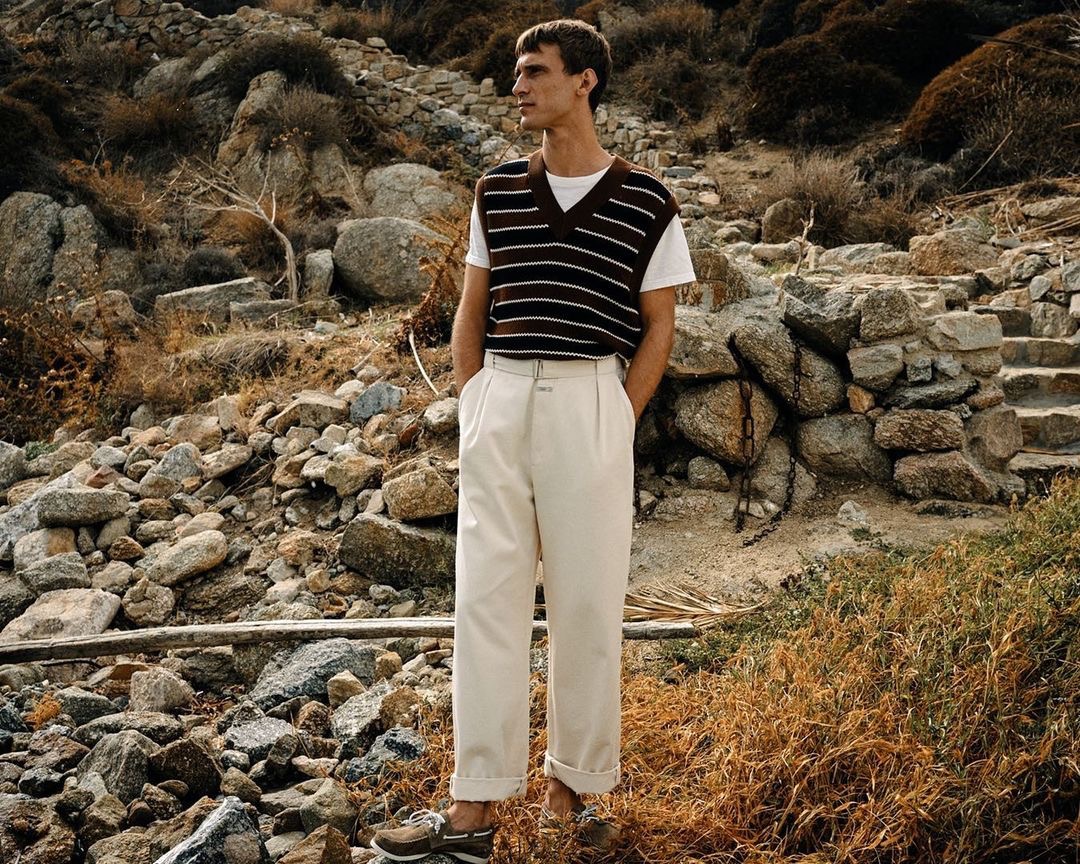 Closed Man, @closedofficial.men, In the mood for summer!, Our new campaign was shot on Mykonos, Get in the mood at closed.com, #newcollection, #menswear, #closedofficialmen, Photographer, Paul Mclean, @paul.mclean1, Styling, Dan May, @mrdanielmay, Grooming, Claudine Blythman, @claudineblythman, Model, Clement Chabernaud, @clementchabernaud,